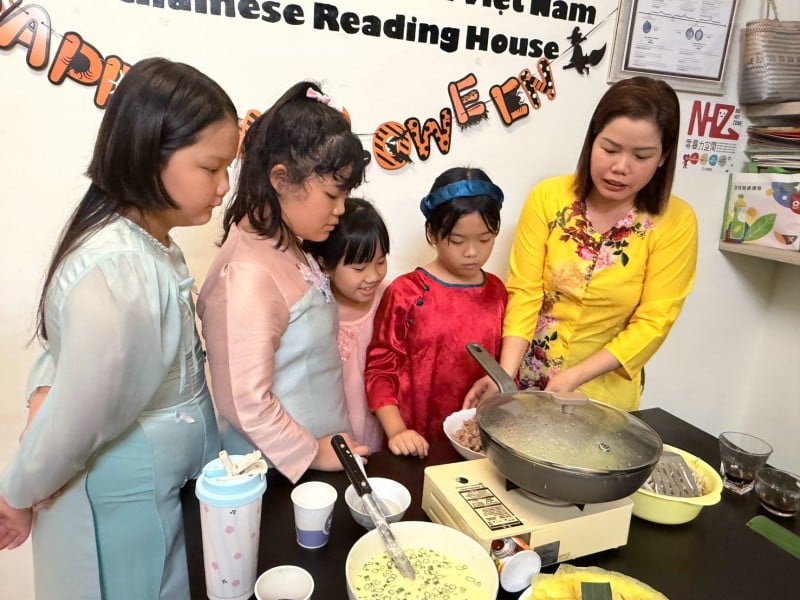 越南煎餅香遇優雅奧黛 移民署以美食與文化向女性致敬
